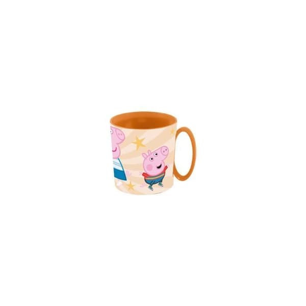 Mugg - Peppa Pig - 350 ml - Melamin - Orange - Tål maskindisk