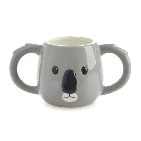 Balvi - 27562 - Koala mugg Grå färg Koala huvudformad kopp Kapacitet 400 ML Diskmaskinssäker
