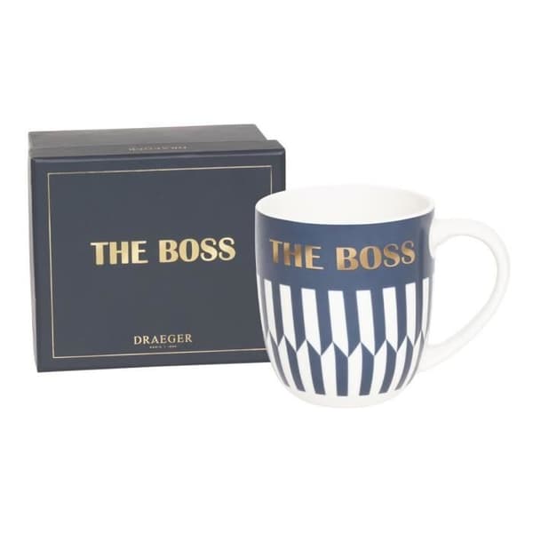 Mugg - Draeger Paris - Chefen - Keramik - Vit - 320 mL