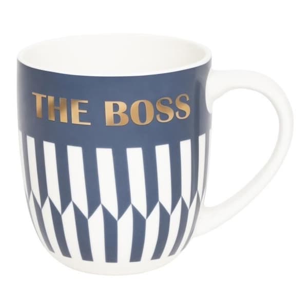 Mugg - Draeger Paris - Chefen - Keramik - Vit - 320 mL