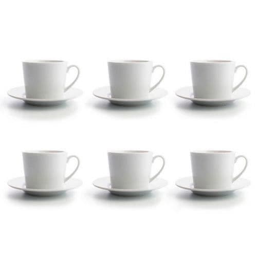 Kaffekoppsset - Quid - Revova - 12 st - 22 cl - Keramik - Vit