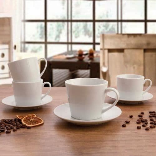 Kaffekoppsset - Quid - Revova - 12 st - 22 cl - Keramik - Vit