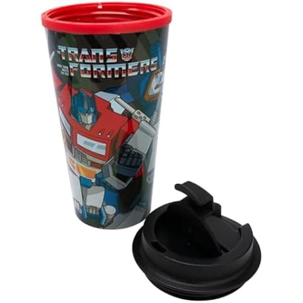 Kaffemugg - THUMBS UP - Transformers - 450 ml - Isolerad - Läckagesäker - Flerfärgad