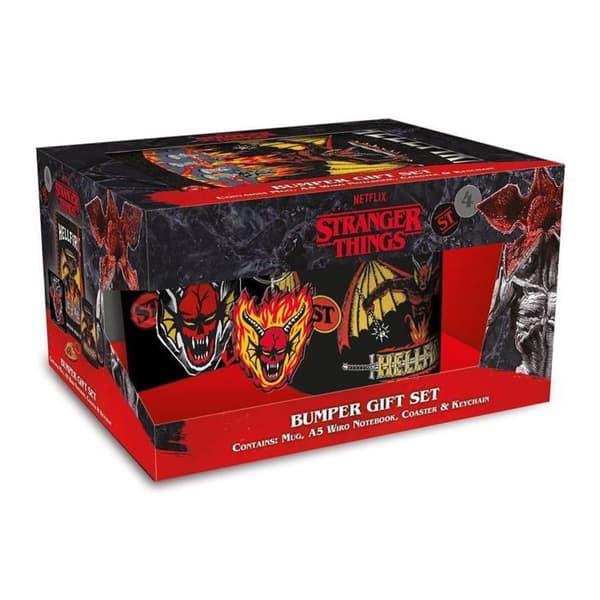 Pyramid international - GP86558 - Pyramid STRANGER THINGS - Bumper Gift Set - Mugg, underlägg, nyckelring - anteckningsbok