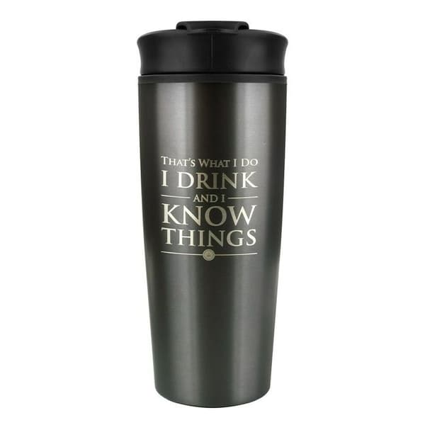 Resemugg - PYRAMID INTERNATIONAL - Game of Thrones - I Drink And I Know Things - Plast - Cylindrisk