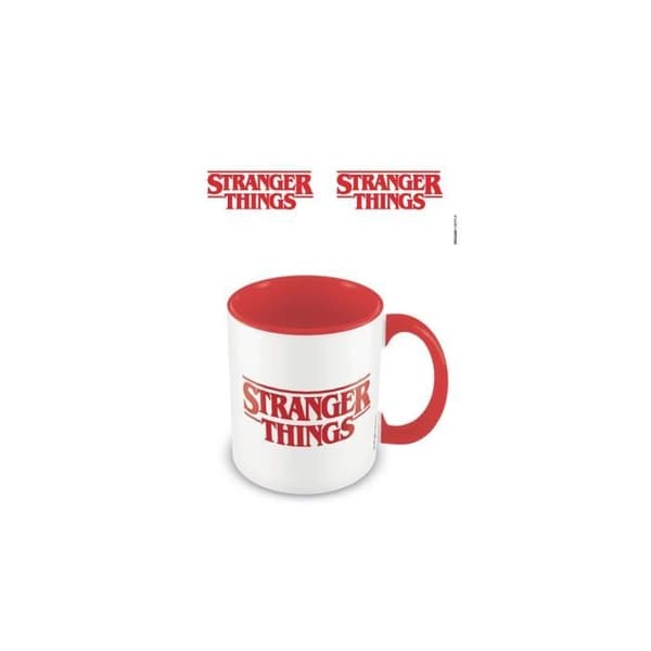 Mugg - PYRAMID INTERNATIONAL - Stranger Things - Färgad inre logotyp - Porslin - Tål diskmaskin