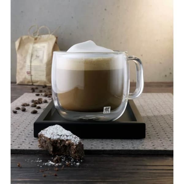 Kaffekoppar - ZWILLING - Sorrento - 2 Delar - 450 ml - Dubbelväggigt Borosilikatglas