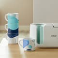 Miniatyrbild 2 av 4: 4 Stapelbara keramikmuggar Vit 300 ml - Cricut