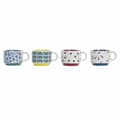 Miniatyrbild 1 av 4: Set med kaffekoppar DKD Home Decor Gul Blå Multicolour Turkos Rödbrun Metall Stengods 150 ml