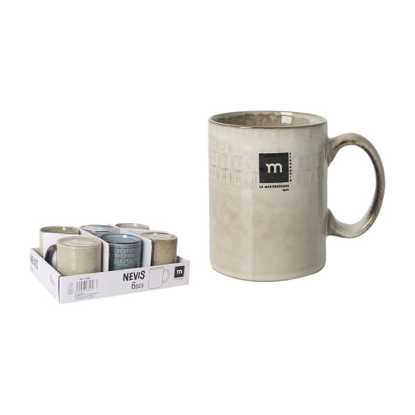 Mugg Inde Nevis Rektangulär 300 ml (24 antal)