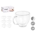 Miniatyrbild 3 av 5: Te- och kaffekopp Vivalto OCT-DG2397 Transparent Borosilikatglas 140 ml (6 antal)