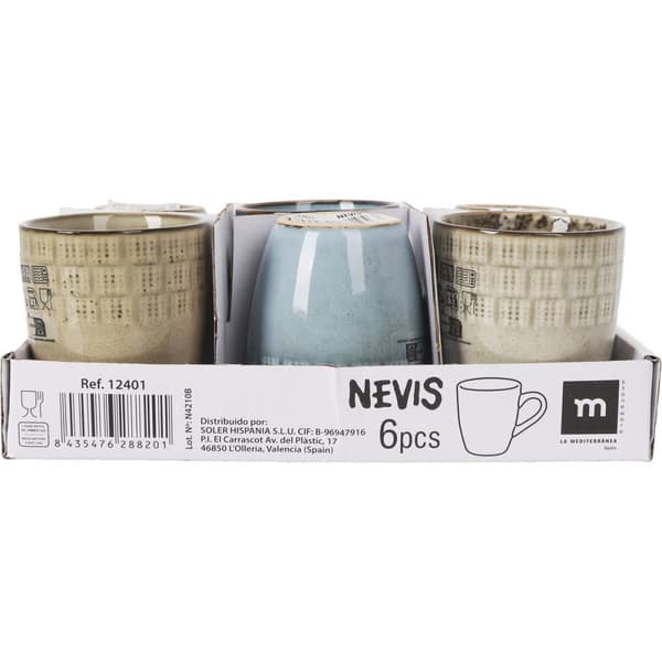 Te- och kaffekopp La Mediterránea Nevis 90 ml (36 antal)