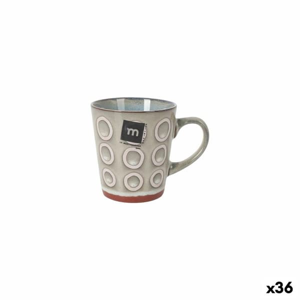 Mugg La Mediterránea Almudena Grå 200 ml (36 antal)