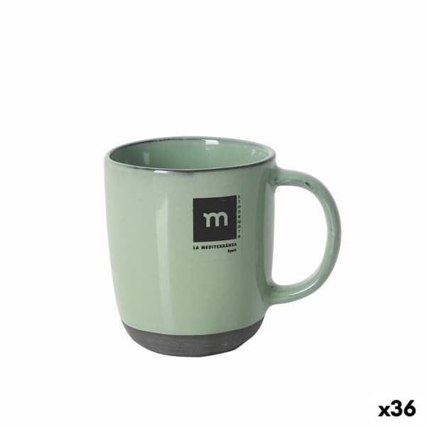 Skodelica La Mediterránea Black clay (36 Enheder)