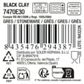 Miniatyrbild 4 av 4: Koppar La Mediterránea Black clay (24 antal)