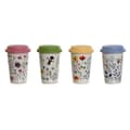 Miniatyrbild 1 av 2: Kopp med locket DKD Home Decor Multicolour Virágok 400 ml (4 antal)