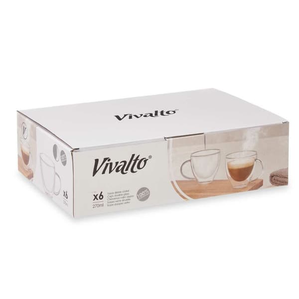 Skodelica Vivalto OCT-DG2324 Gennemsigtig 270 ml (6 enheder)
