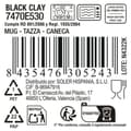 Miniatyrbild 5 av 5: Koppar La Mediterránea Black clay (24 antal)