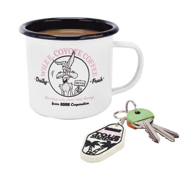 LOONEY TOONS - PRESTOASKA - MUG + BLUE SKY NYCKELRING LT714507