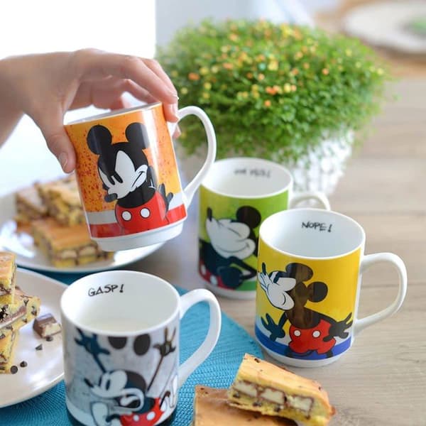 Mugg - kopp - mazagran Egan - PWM21IAM/1A - Mugg Mickey I Am Orange ML. 350