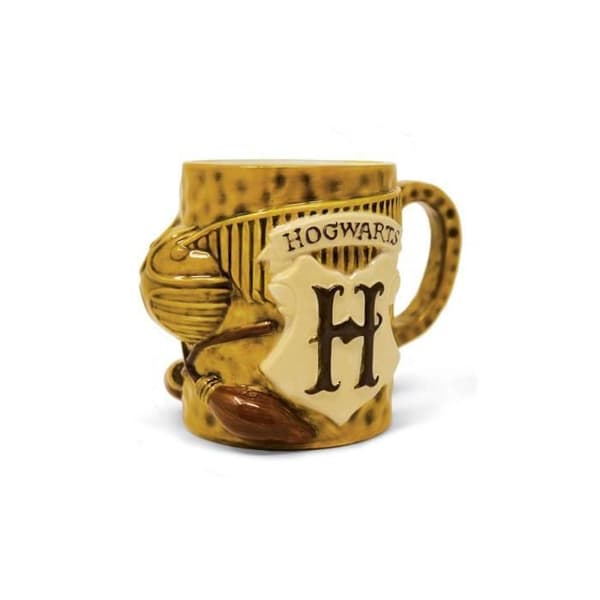 Harry Potter 3D-mugg - Pyramid International - Formad Quidditch - Porslin - Keramik - Stengods