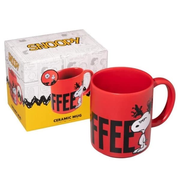 Muggar och muggar - Erik Peanuts keramisk mugg, Snoopy (But First Coffee)