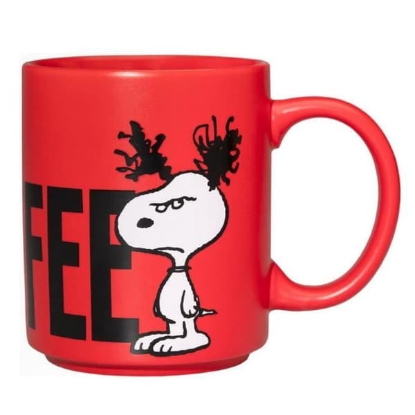 Muggar och muggar - Erik Peanuts keramisk mugg, Snoopy (But First Coffee)