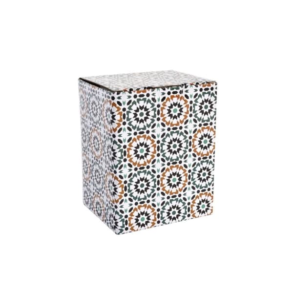 Kuppi teesuodattimella DKD Home Decor Monivärinen Oranssi Laatta Arabi 300 ml (2 osaa)