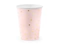 Miniatyrbillede 1 af 2: Papkrus PINK GOLD DOTS 6 stk / 260ml