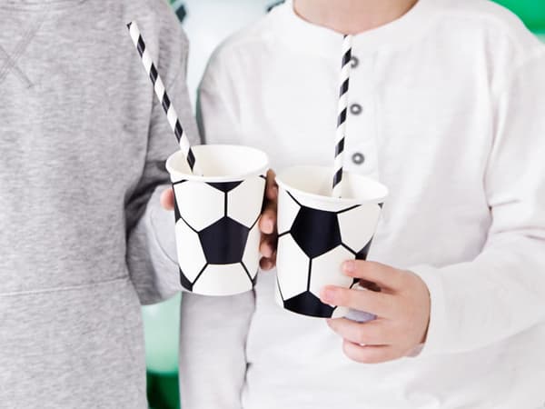 Pappmuggar FOTBOLL 6 st/220 ml