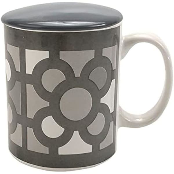 Mugg - VERSA - Taza Infusion Urbaine - Grå - Keramik - Tål diskmaskin
