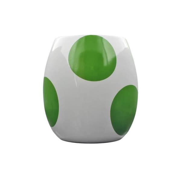 Mugg - NINTENDO - Super Mario - Yoshiägg - Vit - Rund - Vuxen