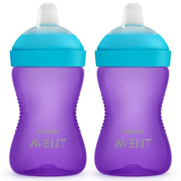 2x TASSE ARGENT MED BEKVÄN LIP PHILIPS AVENT SCF802/02 300 ml 9m+