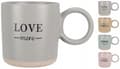 Miniatyrbild 2 av 2: Keramisk mugg med inskription 350ml 9x9,5cm