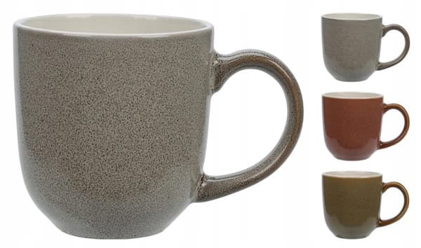 350 ml pilkullinen kivitavaramuki