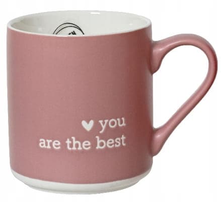 Porslinsmugg med handtag 370ml 8,5x9,4cm