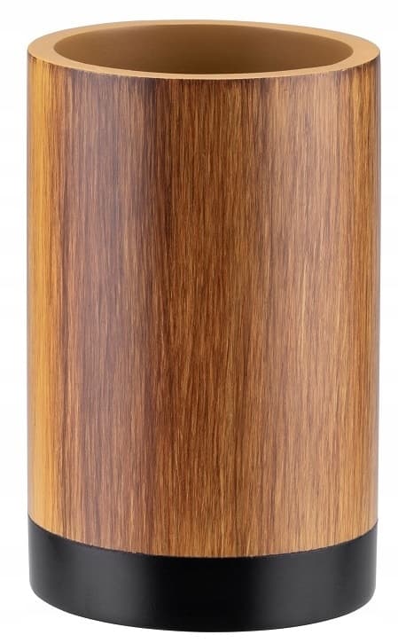 Brun tandbørstekop 11 cm Træ