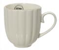 Miniatyrbild 2 av 2: Vit porslinskaffemugg 400 ml
