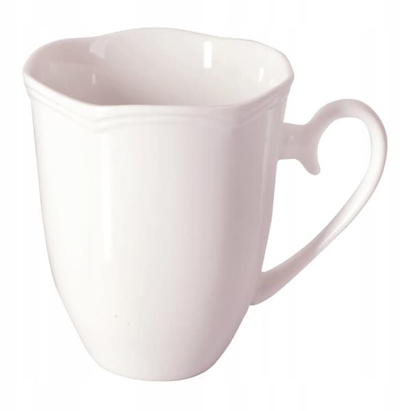 Ambition Diana porslinsmugg för drycker vit 350 ml