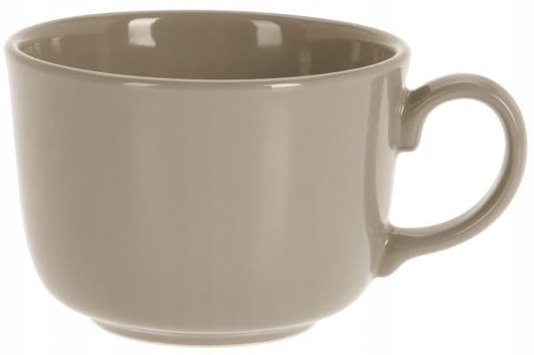 Keramisk mugg med handtag 475 ml för varma drycker eller soppor