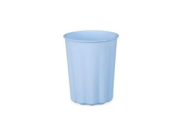 Plastmuggar Frill, 220 ml, blå (1 förpackning / 4 st.)