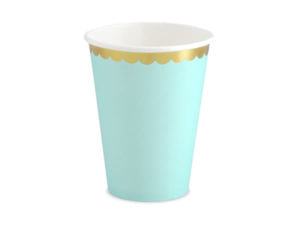 Koppar, mintgrön, 220 ml (1 kartong / 25 förpackningar) (1 förpackning / 6 st.)