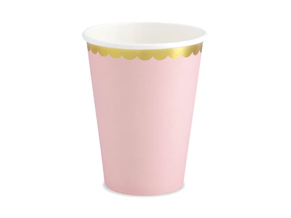Kopper, lyserøde, 220 ml (1 pakke / 6 stk.)