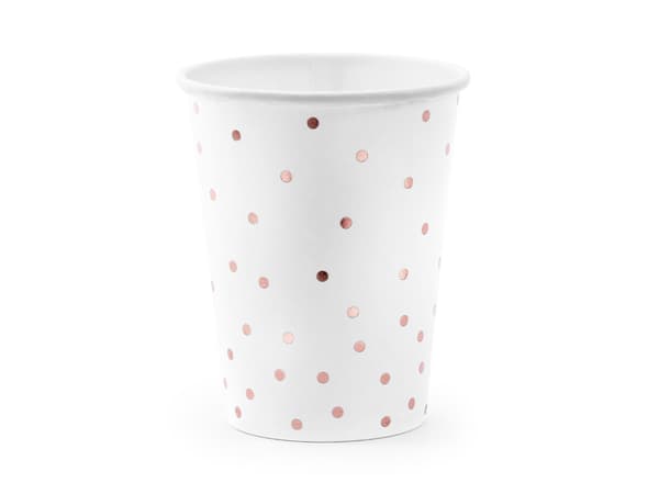 Prickiga koppar, vita, 260 ml (1 förpackning / 6 st.)