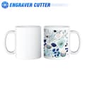 Miniatyrbild 3 av 4: Sublimeringsmuggar, 11oz Kapacitet, Blank Vit Yta,301-400 ml