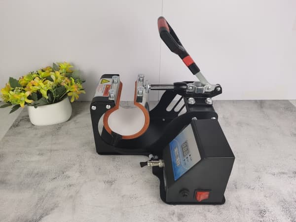 Sublimeringstumblermuggvärmepress, dubbel display, justerbar temperatur