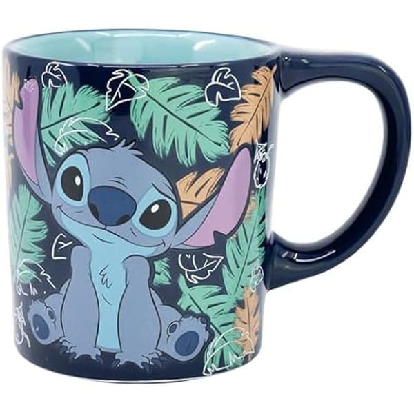 Tasse - STOR - TYG HÅLLBAR I KERAMIK 295 ML - Flerfärgad - Cylindrisk - Nutida design