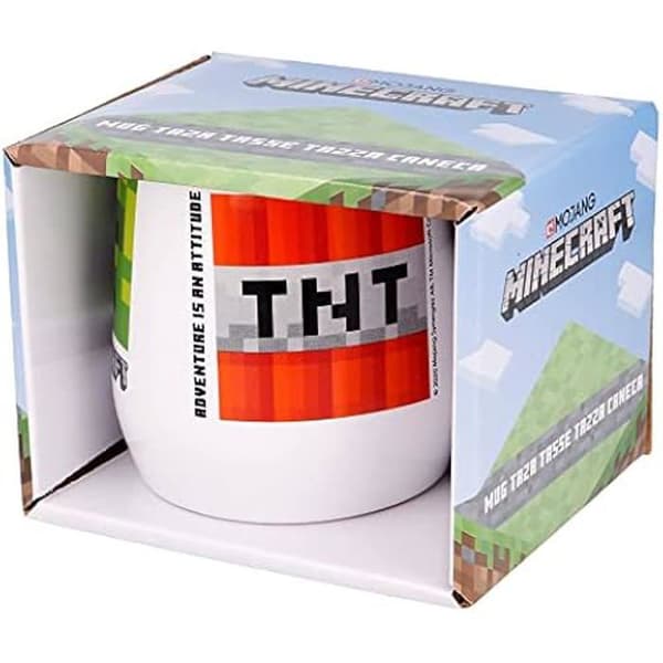 Keramikmugg - STOR - Nova - 360 ML - Minecraft Presentförpackning - Unik