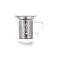 Miniatyrbild 1 av 4: Mugg - kopp - mazagran Quid - 1 - Set med kaffekoppar Transparent glas i rostfritt stål 3 delar (350 ml)