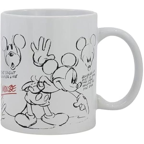 Keramisk mugg - STOR - Musse Pigg - 325 ml - Återanvändbar - BPA fri
